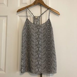 J.Crew Snakeskin Racerback Cami